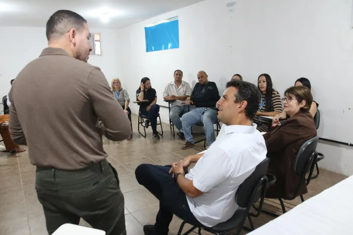 Secretário Diogo Teixeira ressalta importância de estrutura no Farol para reforço da segurança - Jorge Santos