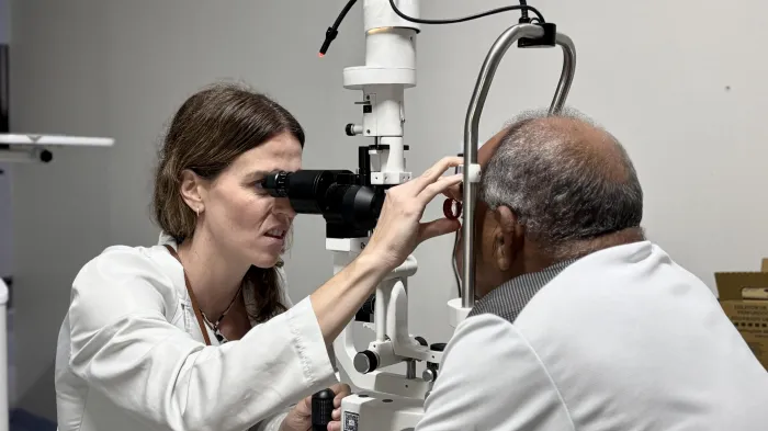 Doença silenciosa, o glaucoma pode comprometer a visão da pessoa acometida pela doença de forma progressiva - Brunno Afonso / Ascom Hospital Metropolitano de AL
