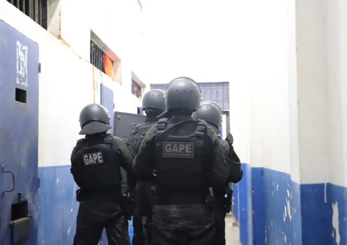 Operação Mute reforçou revistas estratégicas na Penitenciária de Médio Porte Pandinha, em Porto Velho