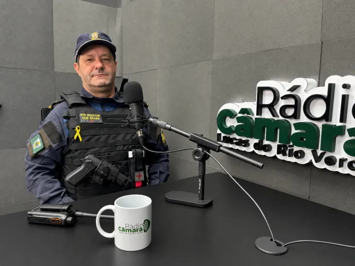 Guarda Civil Municipal alerta para aumento de acidentes durante entrevista ao Lucas em Debate