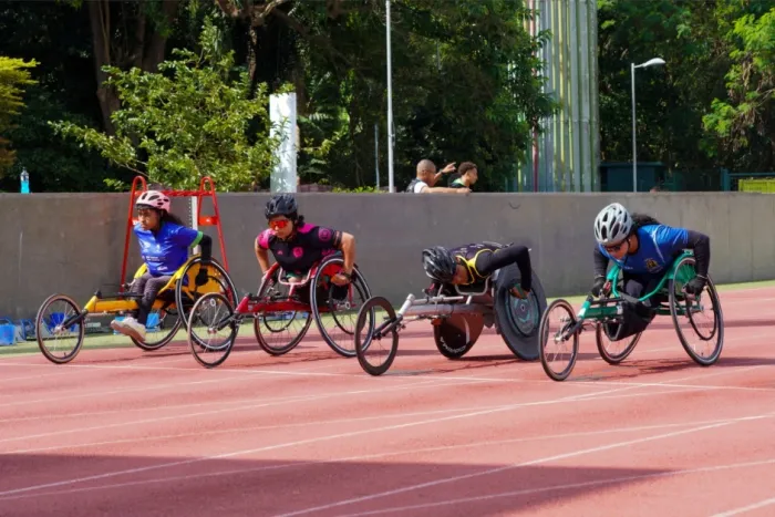 Atletismo no CTPB. Foto: Celso Silva/SEDPcD)