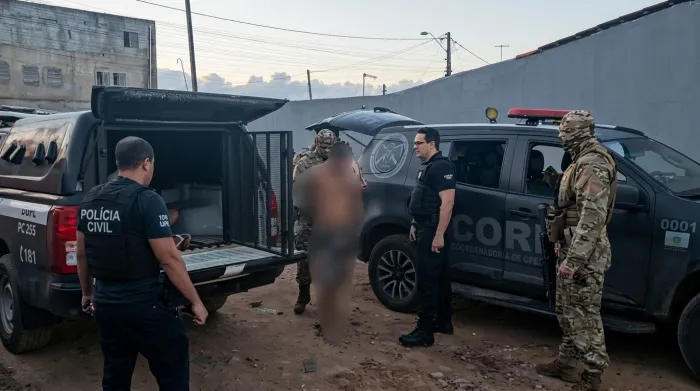 Três suspeitos foram presos e um adolescente apreendido pelo crime - Ascom PCAL