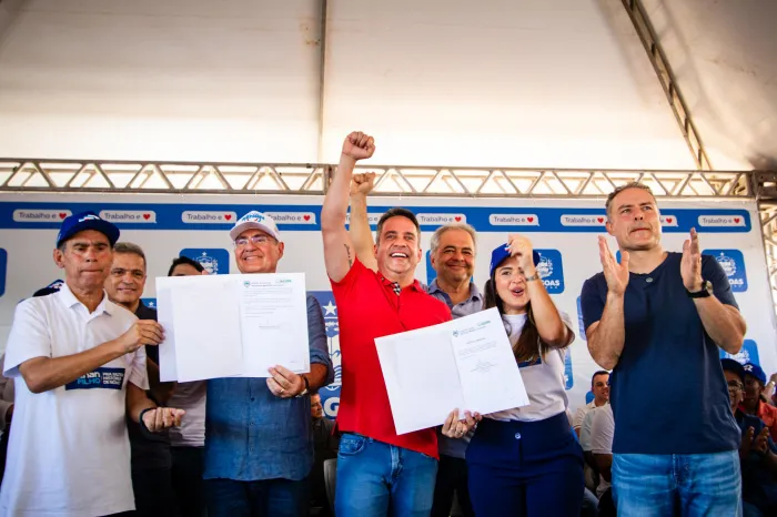 Governador destacou a importância da obra de pavimentação da rodovia que liga Jacuípe à Campestre - Pei Fon / Agência Alagoas