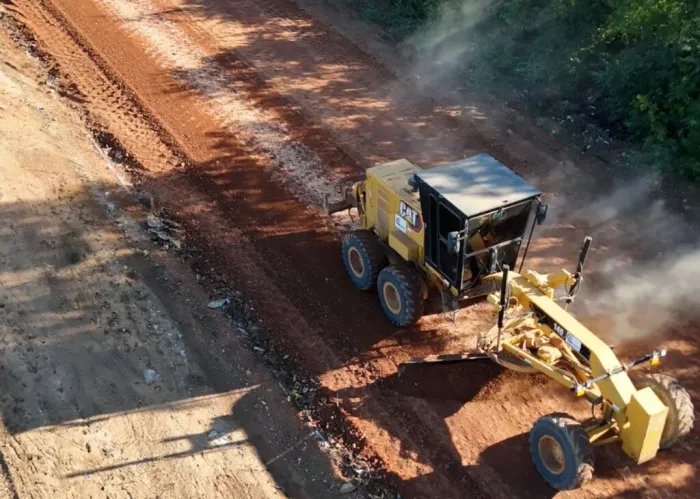 DER-PI inicia restauração de 90 km da PI-144, conectando cinco cidades na região da Serra da Capivara