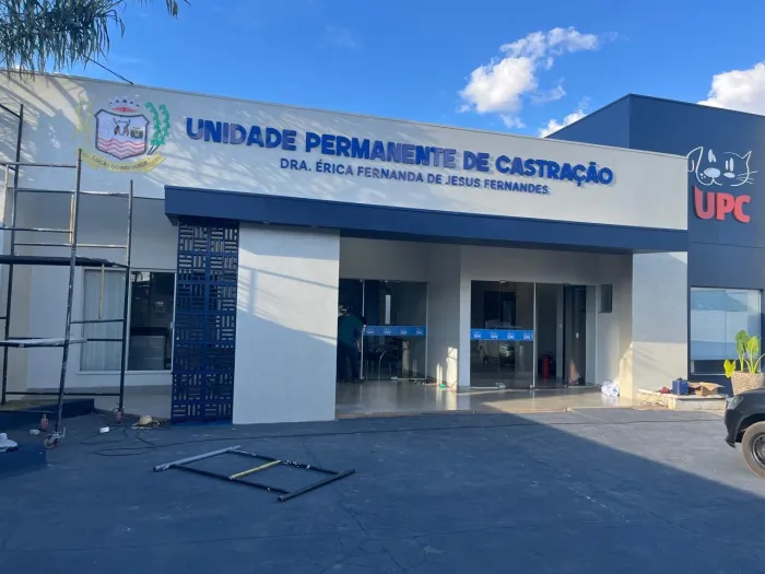 Nova sede da Unidade Permanente de Castração será entregue nesta quarta-feira (27)