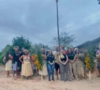 Polícia Civil da Bahia participa do tradicional “Sábado dos Caboclos”, na Aldeia Massacará