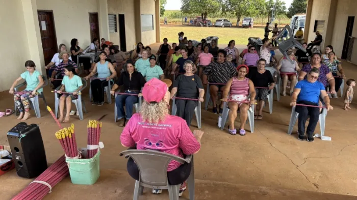 Prefeitura de Sinop leva oficinas realizadas nos CRAS para a Gleba Mercedes
