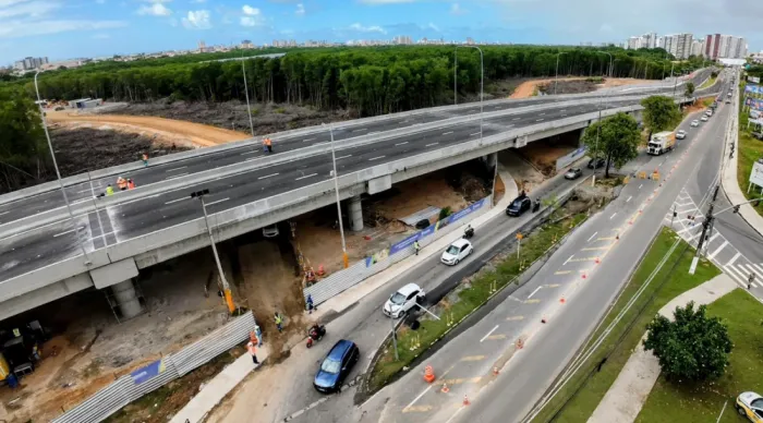 Trânsito no viaduto do Complexo Viário Senadora Maria do Carmo Alves será liberado nesta quarta-feira, 27