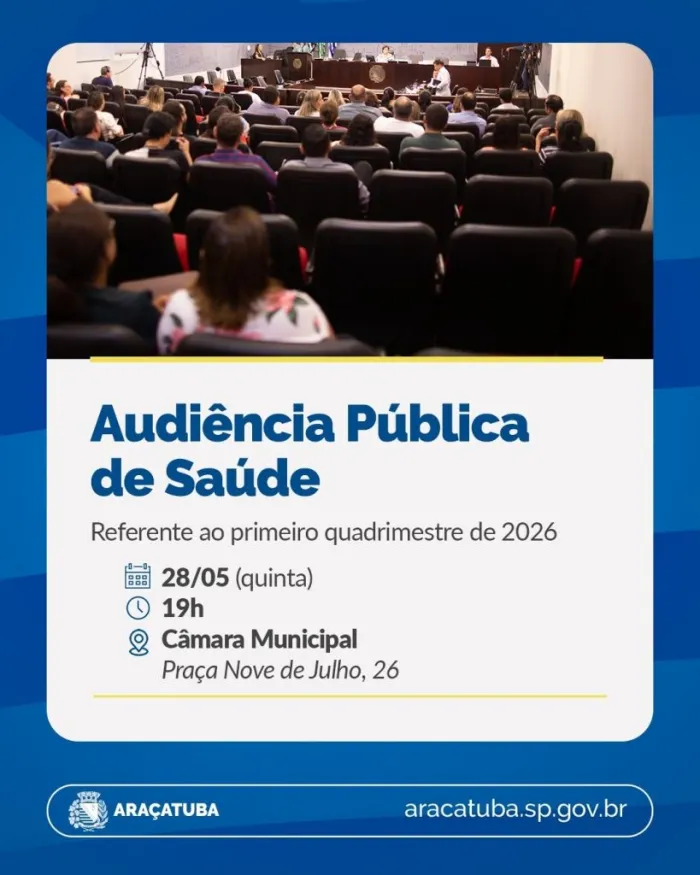 Foto: Reprodução/Prefeitura de Araçatuba - SP
