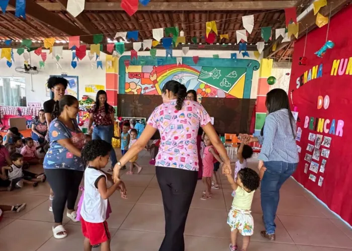 Creche Rosário da Caridade realiza programação especial durante a Semana Mundial do Brincar