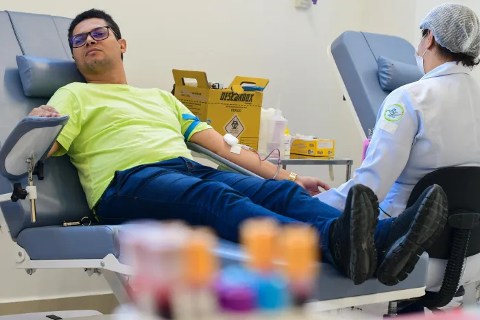 Para doar sangue é necessário ter bom estado de saúde - Marco Antônio