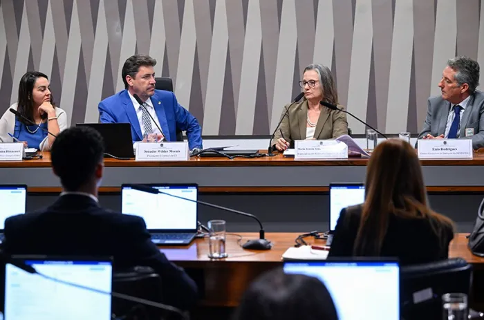 Comissão de Infraestrutura debateu tema do projeto que cria a Política Nacional de Minerais Críticos e Estratégicos - Foto: Carlos Moura/Agência Senado