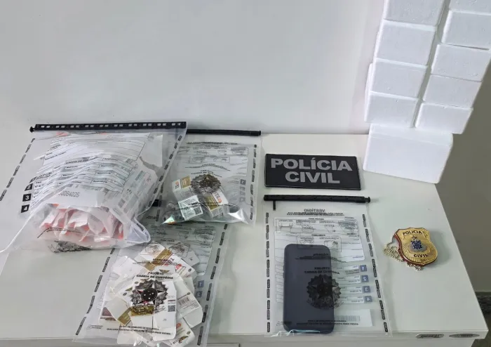 Na ação, uma mulher foi presa em flagrante - 27/05/2026 - Fonte/Crédito: Ascom - PCBA