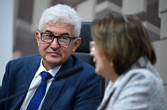 O senador Astronauta Marcos Pontes presidiu a reunião - Foto: Andressa Anholete/Agência Senado
