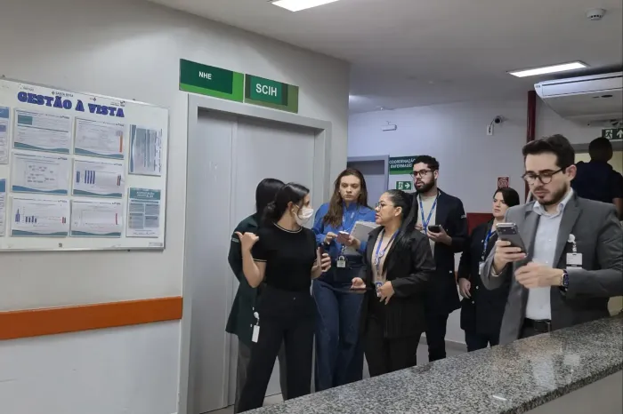 Hospital Regional Santa Rosa recebe equipe técnica do Hospital Sírio-Libanês para avaliação do Projeto Lean nas Emergências