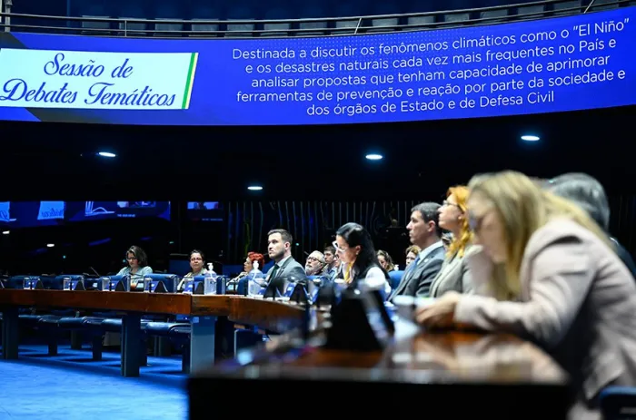 O fenômeno climático foi tema da sessão temática promovida pelo Senado nesta quinta-feira - Foto: Andressa Anholete/Agência Senado