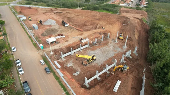 Em Gravataí, governo do Estado avança obras de construção da primeira unidade da Rede Estadual do Projeto Escola+