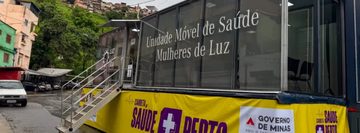 Carreta Saúde Mais Perto leva consultas e exames especializados para Ibirité e Contagem