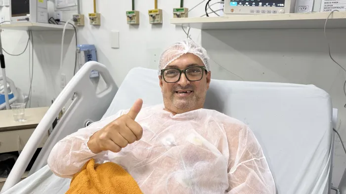 José Maria recebeu atendimento especializado no HGE após ser transferido pelo programa Bate Coração com infarto agudo do miocárdio_FOTO_Juliete Bezerra 1 - Juliete Bezerra / Ascom HGE