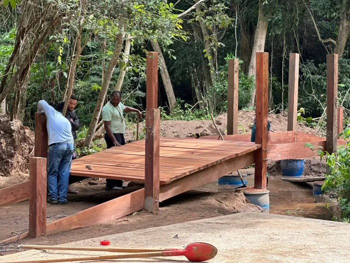 Semma realiza reforma na Reserva Florestal do Poço Escuro para fortalecer preservação ambiental e visitação