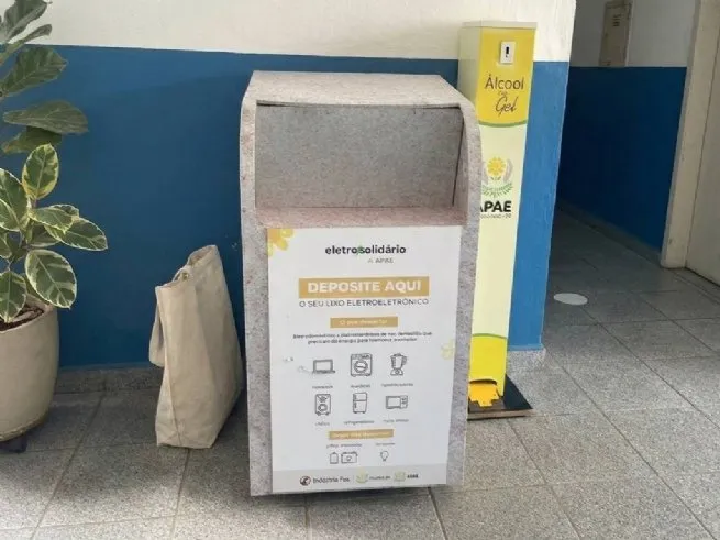 Prefeitura e Apae incentivam descarte correto de resíduos eletroeletrônicos em São Sebastião