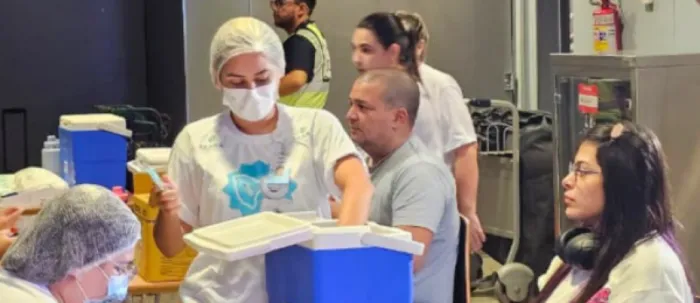 Vacinação contra sarampo no Aeroporto de Fortaleza segue até quarta-feira; Vapt Vupt amplia atendimento