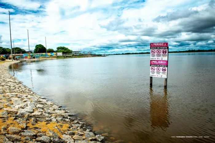 Rio Branco ultrapassa cota de alerta e Defesa Civil reforça monitoramento em Boa Vista