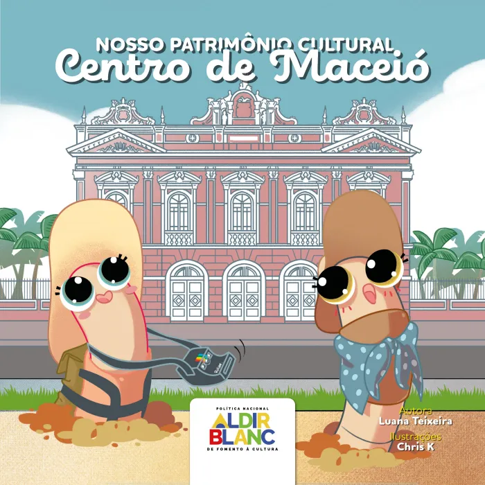Com linguagem lúdica e educativa, obra transforma o Centro de Maceió em cenário de descobertas sobre memória e patrimônio cultural - Divulgação
