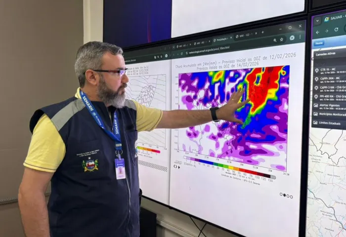 Condição favore a formação contínua de nuvens em todas as regiões alagoanas ao longo do período - Ascom Semarh