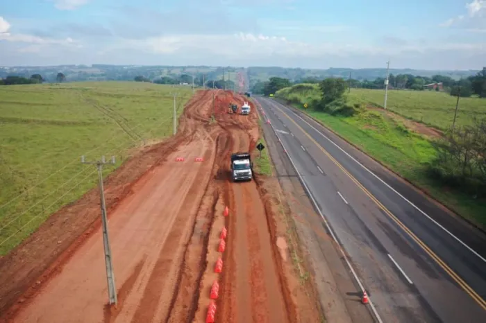 Duplicação entre Parapuã e Flórida Paulista faz parte de um plano mais amplo de modernização da SP-294. Foto: Divulgação/Governo de SP.