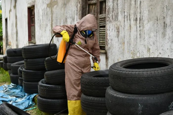 Prefeitura de Alagoinhas realiza mutirão de combate ao Aedes aegypti às margens da BR-101