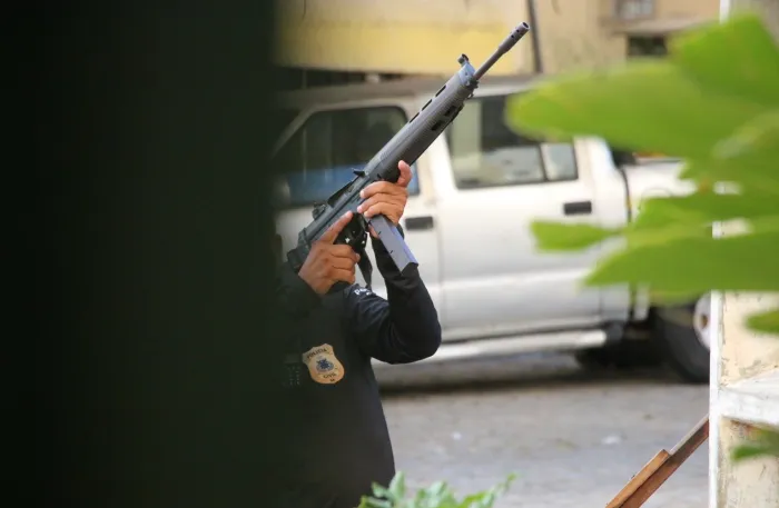 O investigado foi localizado em uma residência no bairro Fundação Bradesco - 02/06/2026 - Fonte/Crédito: ASCOM PCBA