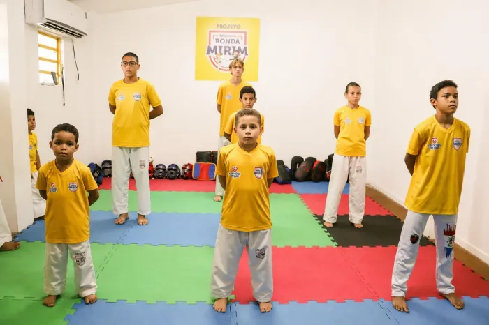 Os três atletas do Ronda Mirim disputam as provas da Copa Nordeste neste final de semana aqui em Maceió - Ascom Ronda no Bairro