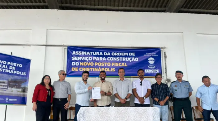 Governo de Sergipe assina ordem de serviço para construção do novo Posto Fiscal de Cristinápolis
