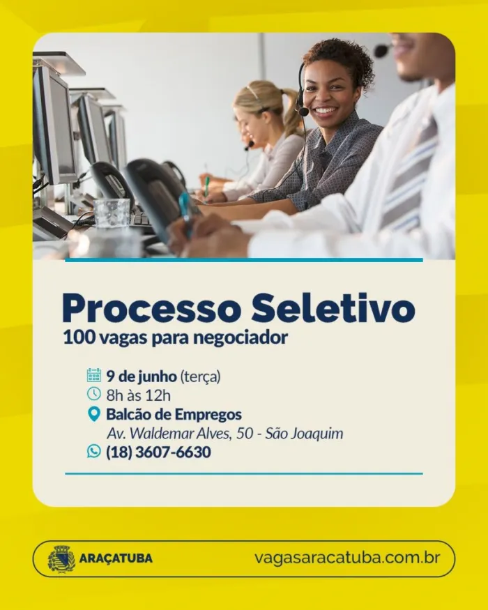 Foto: Reprodução/Prefeitura de Araçatuba - SP