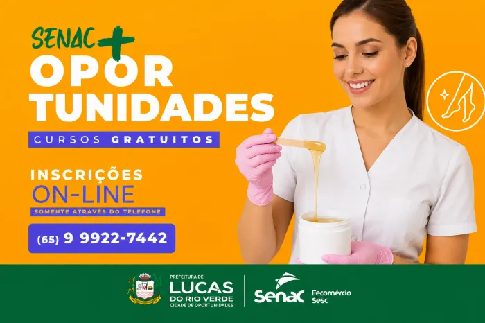 Curso gratuito na área da beleza abre vagas em Lucas do Rio Verde