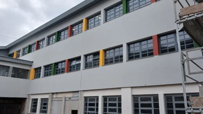 Última etapa da recuperação do Instituto de Educação Cristóvão de Mendoza, em Caxias do Sul, chega a 70% de execução