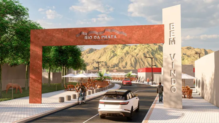 Imagem de como será a entrada do polo gastronômico - Reprodução