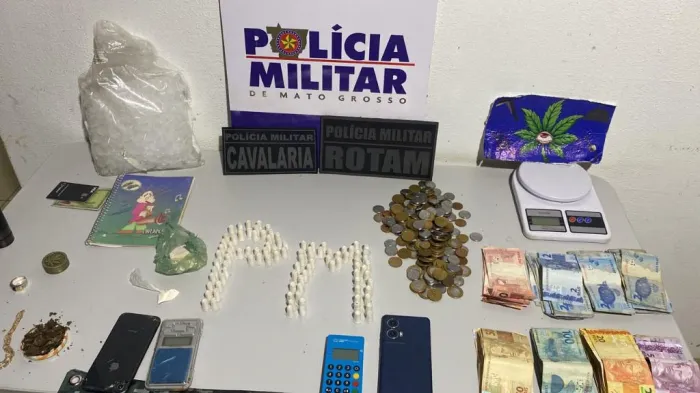 Polícia Militar prende casal por tráfico de drogas em Alto Paraguai