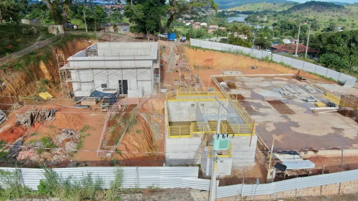 Obras de ampliação do abastecimento de água de Ipiaú alcançam 60% de execução