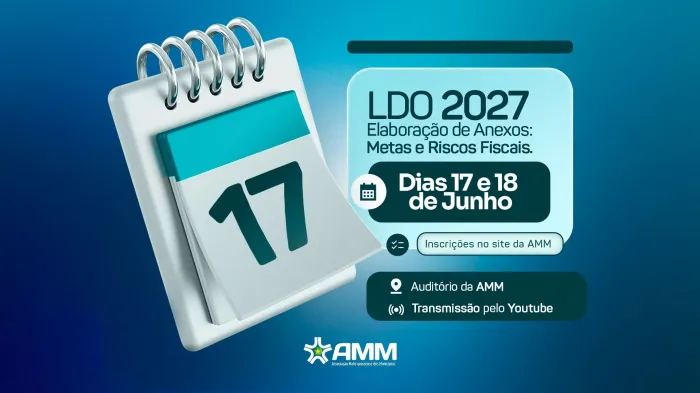 AMM abre inscrições para curso sobre elaboração da LDO/2027