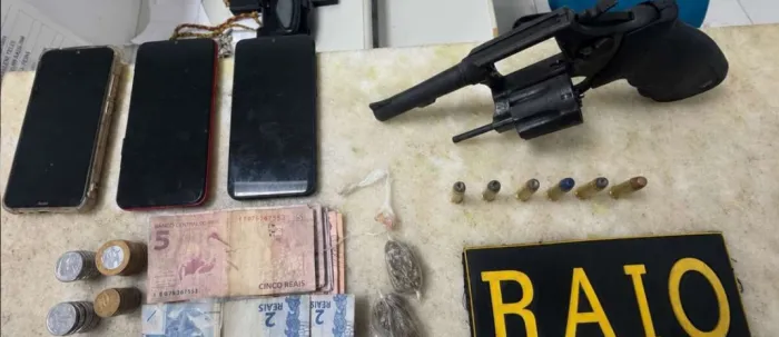 Polícia Militar prende casal com drogas e arma de fogo em Boa Viagem