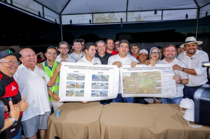Governador vistoria novas ruas asfaltadas em Teresina e destaca pacote de R$ 300 milhões em mobilidade na capital