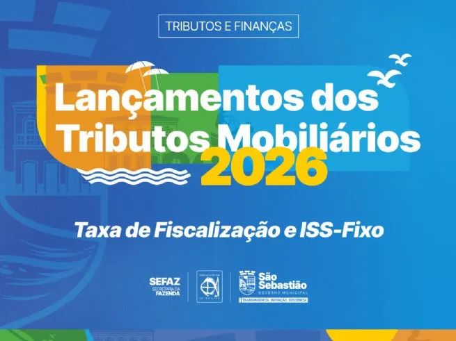 Carnês da Taxa de Fiscalização e do ISS-Fixo 2026 já estão disponíveis no portal da Prefeitura