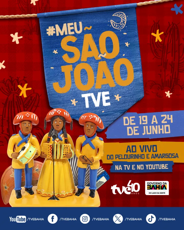 A maior cobertura do São João da Bahia é na TVE e na Rádio Educadora FM
