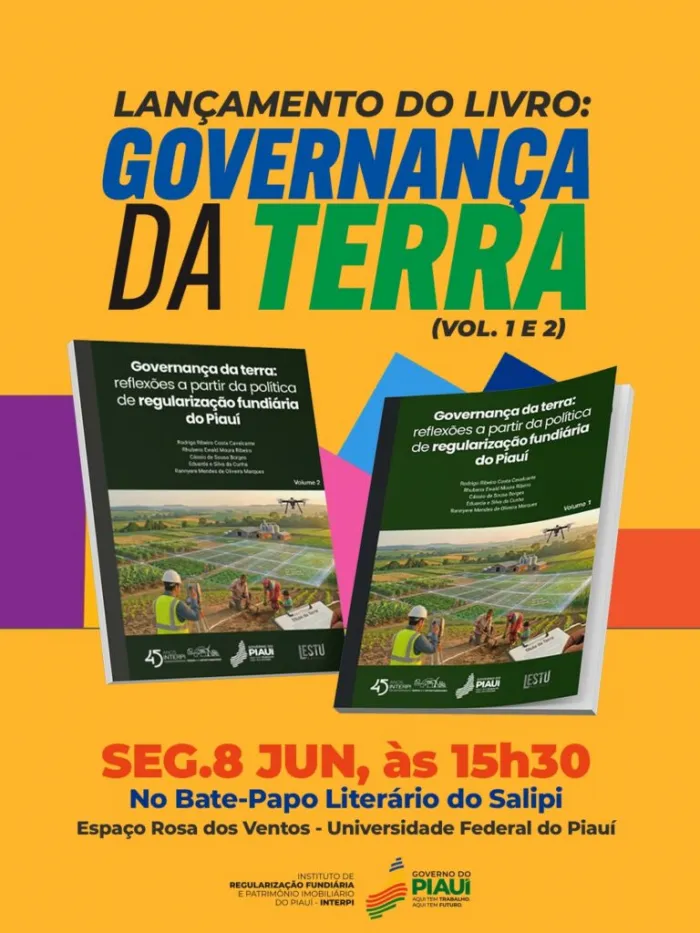 Interpi lança livro sobre governança da terra nesta segunda (8) no Salipi