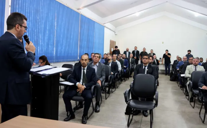 Capacitação reúne profissionais de diversas forças de segurança do país - Foto: SSP/Governo do Tocantins