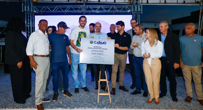 Governo de Minas vistoria obras de Unidade Básica de Saúde em Carmo do Rio Claro