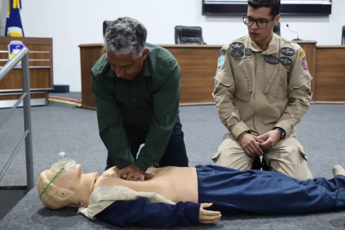 Servidores da Câmara de Dourados recebem capacitação em primeiros socorros