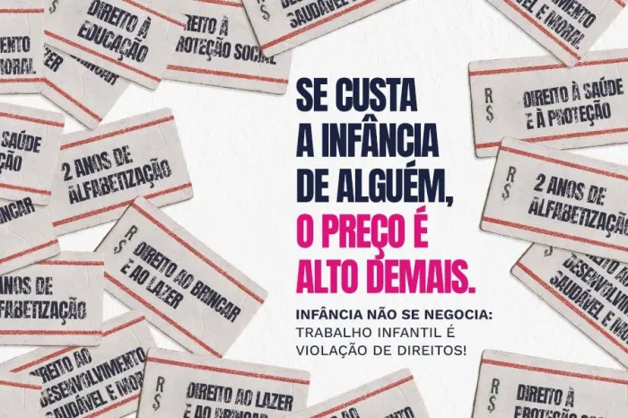 Prefeitura lança campanha municipal de combate ao trabalho infantil nesta sexta-feira, 12